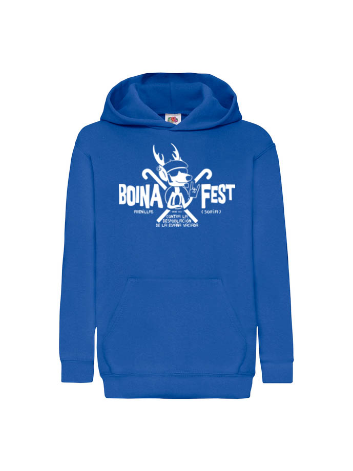 sudadera niñ@ capucha azul